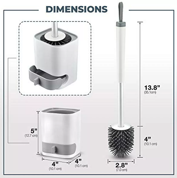 Cepillo para Inodoro con soporte